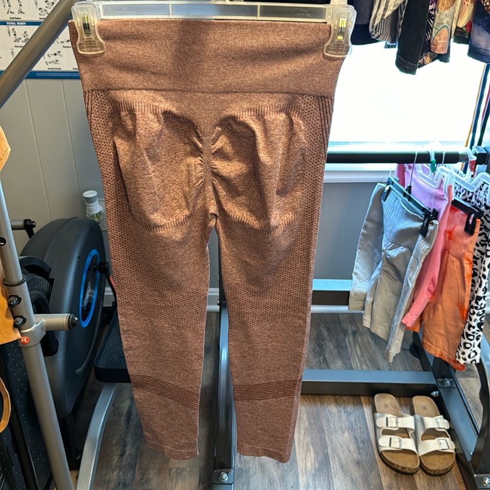 Workout Leggings L Maroon
